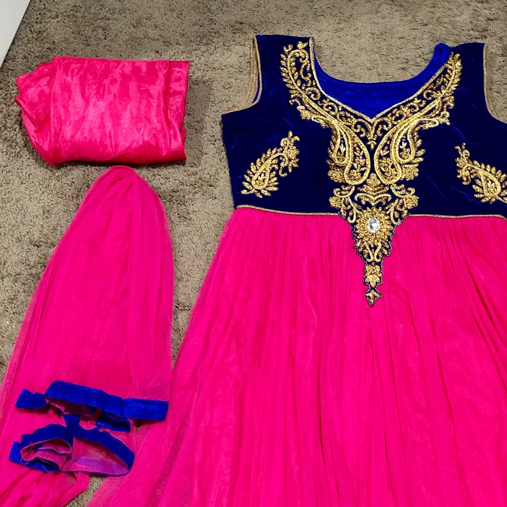 Floor length suit